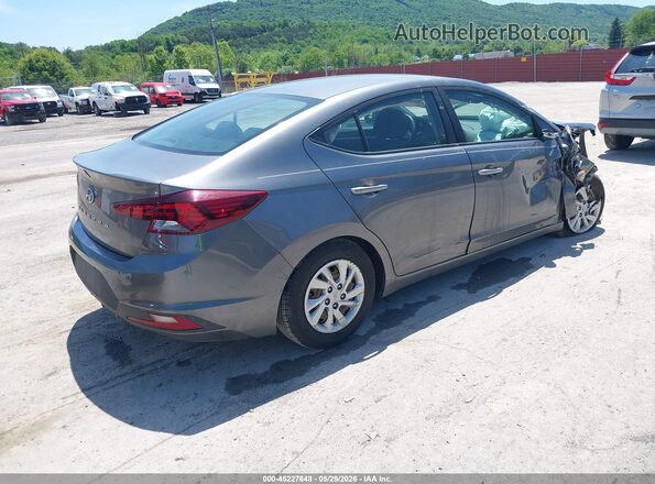 5NPD74LF3LH502593 2020 HYUNDAI ELANTRA Silver Trasero derecho