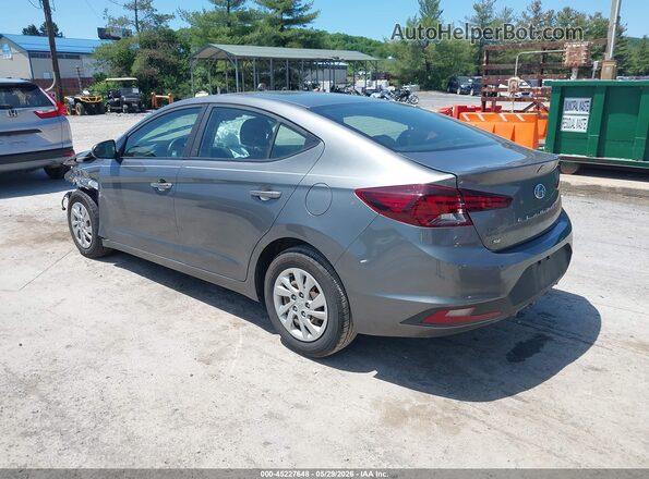 5NPD74LF3LH502593 2020 HYUNDAI ELANTRA Silver Trasero izquierdo