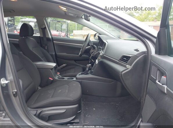 5NPD74LF3LH504201 2020 HYUNDAI ELANTRA Gray Front interior view