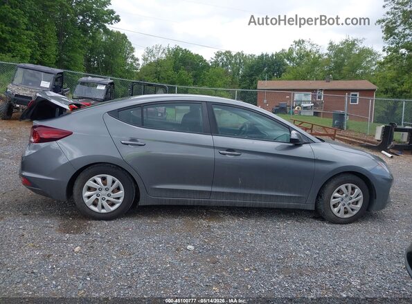 5NPD74LF3LH504201 2020 HYUNDAI ELANTRA Gray Rear interior view
