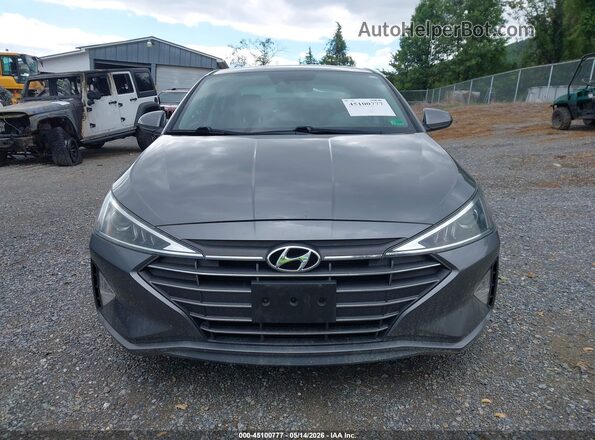 5NPD74LF3LH504201 2020 HYUNDAI ELANTRA Gray Instrument cluster view