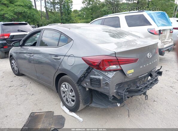 5NPD74LF3LH513626 2020 HYUNDAI ELANTRA Gray Trasero izquierdo