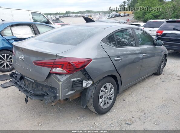 5NPD74LF3LH513626 2020 HYUNDAI ELANTRA Gray Trasero derecho