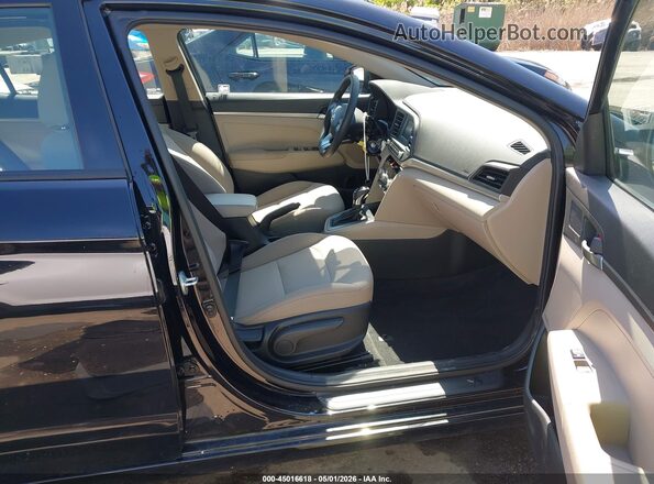 5NPD74LF3LH534024 2020 HYUNDAI ELANTRA Black Front interior view