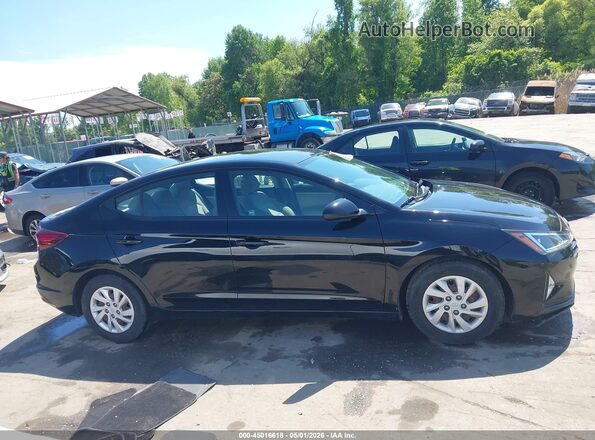 5NPD74LF3LH534024 2020 HYUNDAI ELANTRA Black Rear interior view