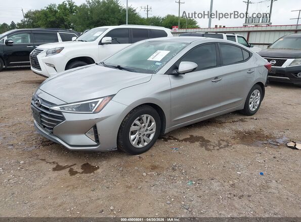 5NPD74LF3LH609188 2020 HYUNDAI ELANTRA Silver წინა მარცხენა ხედი სამი მეოთხედიდან