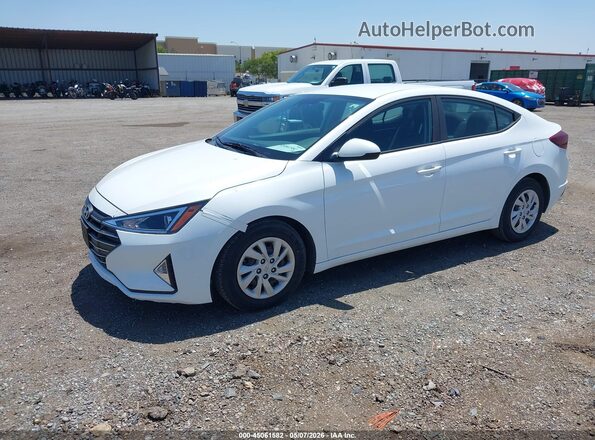 5NPD74LF3LH613306 2020 HYUNDAI ELANTRA White Vista tres cuartos delantera izquierda