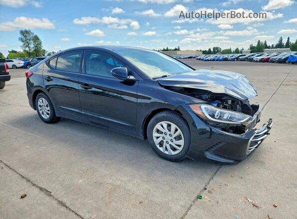 5NPD74LF4HH093673 2017 HYUNDAI ELANTRA Black 