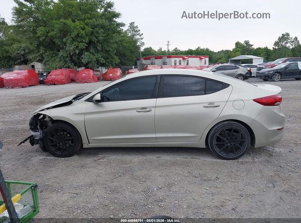 5NPD74LF4HH149188 2017 HYUNDAI ELANTRA Champagne Vista interior trasera