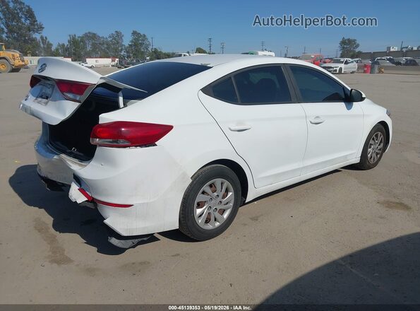 5NPD74LF4JH295208 2018 HYUNDAI ELANTRA White უკანა მარჯვენა