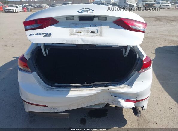 5NPD74LF4JH295208 2018 HYUNDAI ELANTRA White წინა ხედი