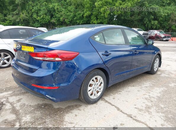 5NPD74LF4JH339613 2018 HYUNDAI ELANTRA Blue 