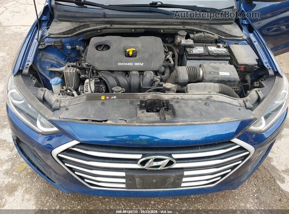 5NPD74LF4JH339613 2018 HYUNDAI ELANTRA Blue 