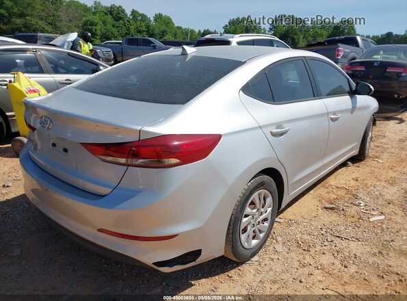 5NPD74LF4JH381117 2018 HYUNDAI ELANTRA Silver უკანა მარჯვენა
