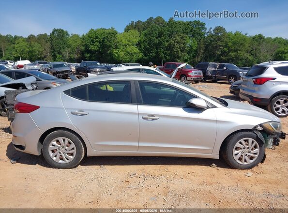 5NPD74LF4JH381117 2018 HYUNDAI ELANTRA Silver ხელსაწყოთა პანელის ხედი