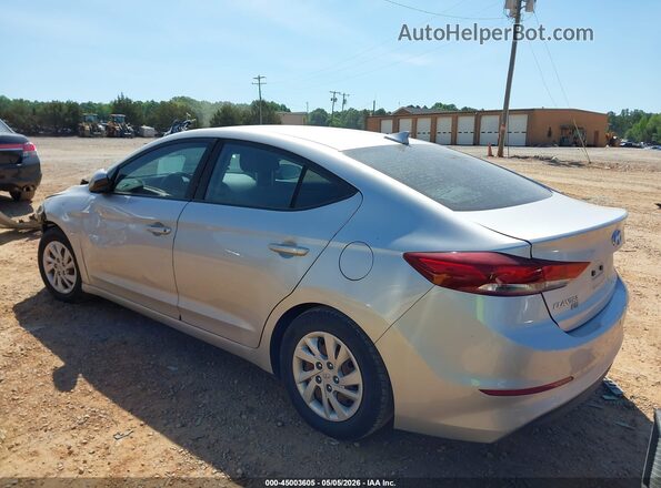 5NPD74LF4JH381117 2018 HYUNDAI ELANTRA Silver უკანა მარცხენა