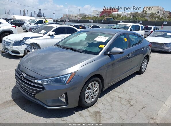 5NPD74LF4KH410603 2019 HYUNDAI ELANTRA Gray Przód lewy