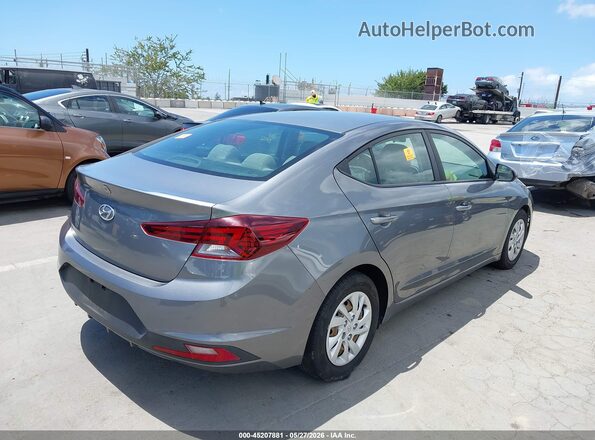 5NPD74LF4KH410603 2019 HYUNDAI ELANTRA Gray Tył prawy