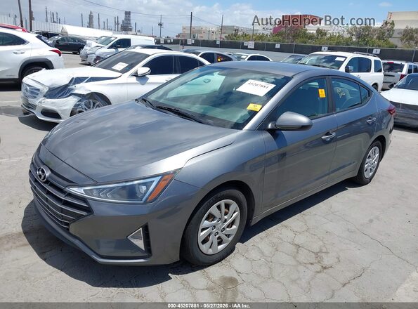 5NPD74LF4KH410603 2019 HYUNDAI ELANTRA Gray Widok z przodu