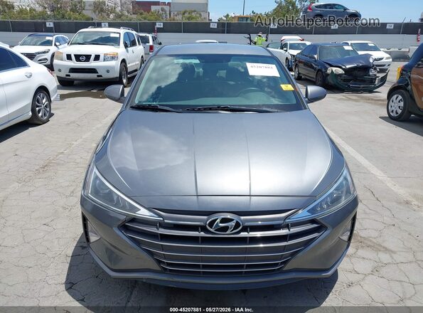 5NPD74LF4KH410603 2019 HYUNDAI ELANTRA Gray Widok zestawu wskaźników