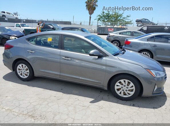 5NPD74LF4KH410603 2019 HYUNDAI ELANTRA Gray Widok wnętrza z tyłu