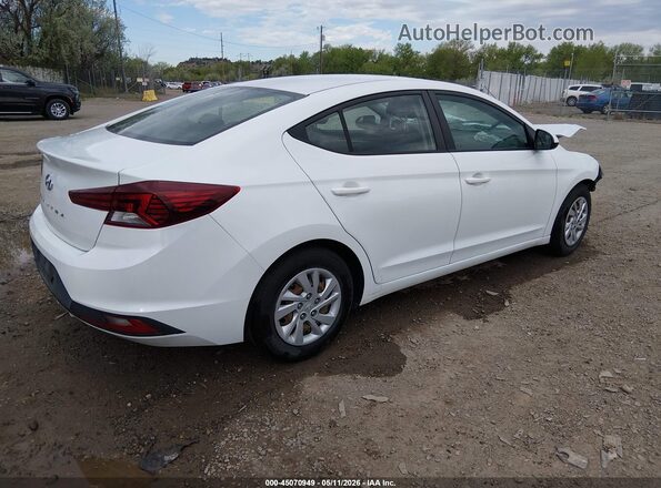 5NPD74LF4KH448042 2019 HYUNDAI ELANTRA White Rear right