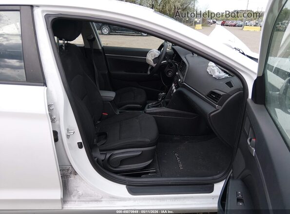 5NPD74LF4KH448042 2019 HYUNDAI ELANTRA White Front interior view