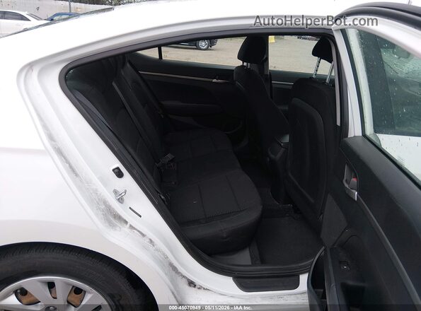 5NPD74LF4KH448042 2019 HYUNDAI ELANTRA White VIN sticker view