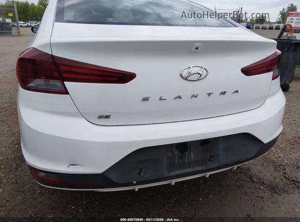5NPD74LF4KH448042 2019 HYUNDAI ELANTRA White 