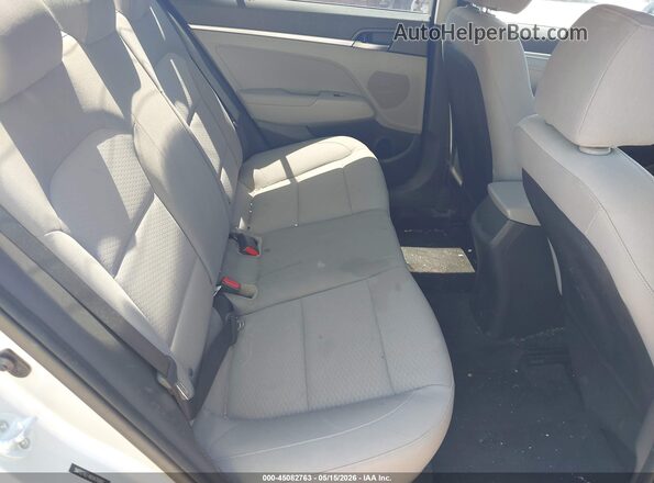 5NPD74LF4KH476861 2019 HYUNDAI ELANTRA Silver VIN sticker view