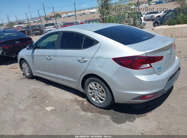 5NPD74LF4KH476861 2019 HYUNDAI ELANTRA Silver Rear left