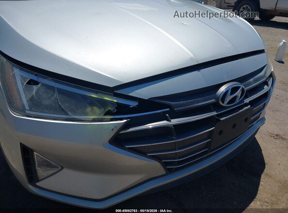 5NPD74LF4KH476861 2019 HYUNDAI ELANTRA Silver Front view