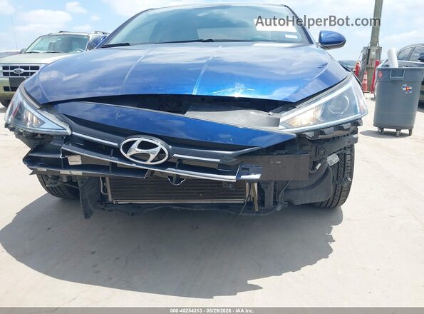 5NPD74LF4KH482899 2019 HYUNDAI ELANTRA Синий Вид спереди