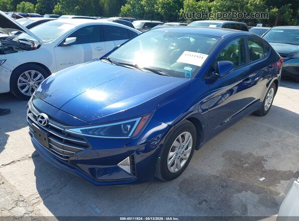 5NPD74LF4KH496317 2019 HYUNDAI ELANTRA Синий 