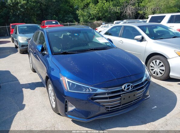 5NPD74LF4KH496317 2019 HYUNDAI ELANTRA Синий 