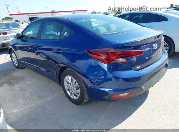 5NPD74LF4KH496317 2019 HYUNDAI ELANTRA Синий 