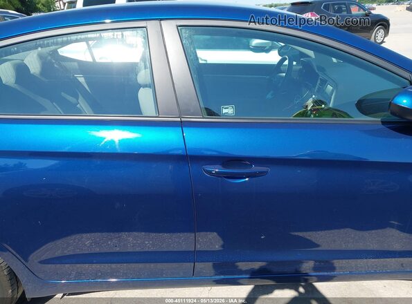 5NPD74LF4KH496317 2019 HYUNDAI ELANTRA Синий 