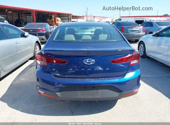 5NPD74LF4KH496317 2019 HYUNDAI ELANTRA Синий 