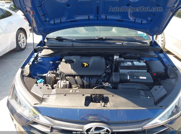 5NPD74LF4KH496317 2019 HYUNDAI ELANTRA Синий 