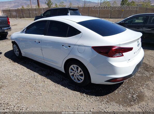 5NPD74LF4LH529639 2020 HYUNDAI ELANTRA Белый Задняя левая четверть