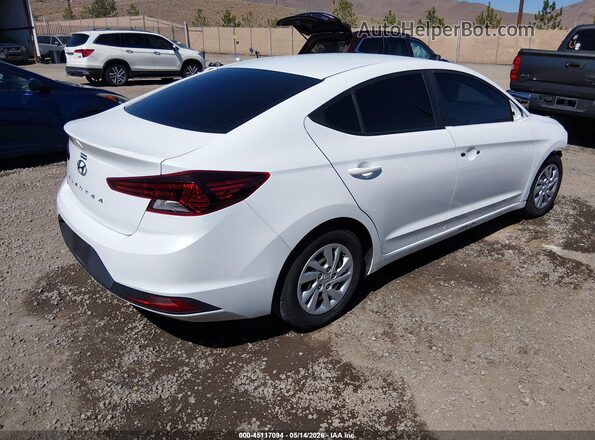 5NPD74LF4LH529639 2020 HYUNDAI ELANTRA Белый Задняя правая четверть