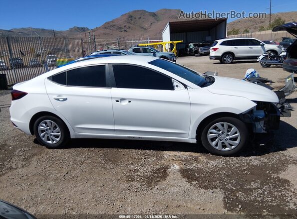 5NPD74LF4LH529639 2020 HYUNDAI ELANTRA Белый Вид задней части салона