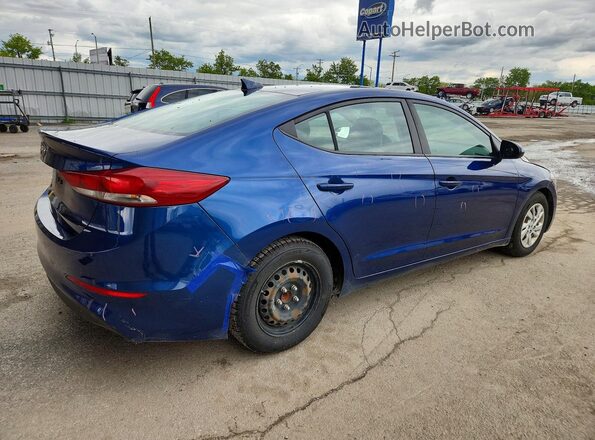 5NPD74LF5HH161575 2017 HYUNDAI ELANTRA Blue Հետևի աջ