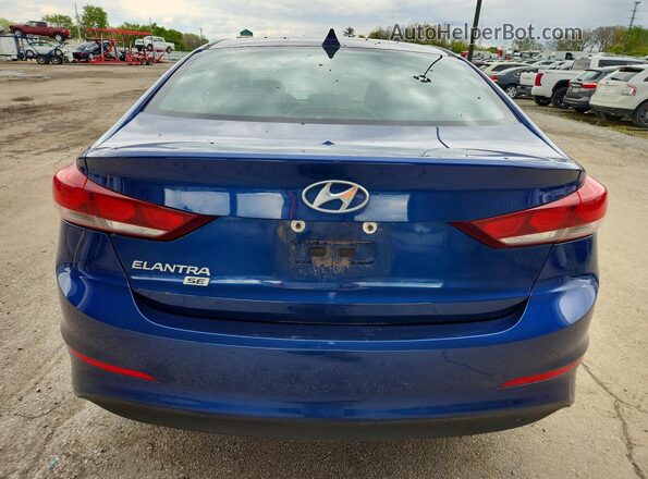 5NPD74LF5HH161575 2017 HYUNDAI ELANTRA Blue Հետևի տեսք