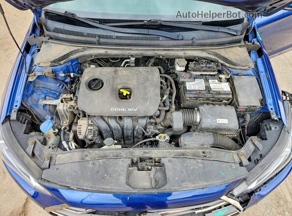 5NPD74LF5HH161575 2017 HYUNDAI ELANTRA Blue Սալոնի հետևի տեսք