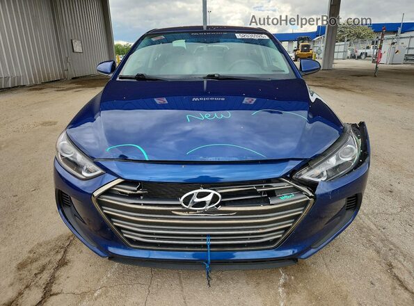 5NPD74LF5HH161575 2017 HYUNDAI ELANTRA Blue Դիմացի տեսք