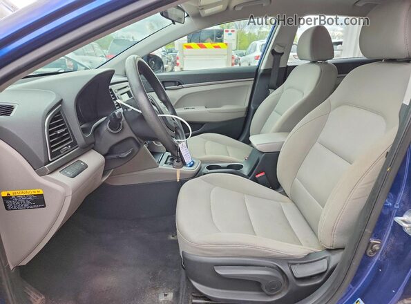 5NPD74LF5HH161575 2017 HYUNDAI ELANTRA Blue Սալոնի դիմացի տեսք