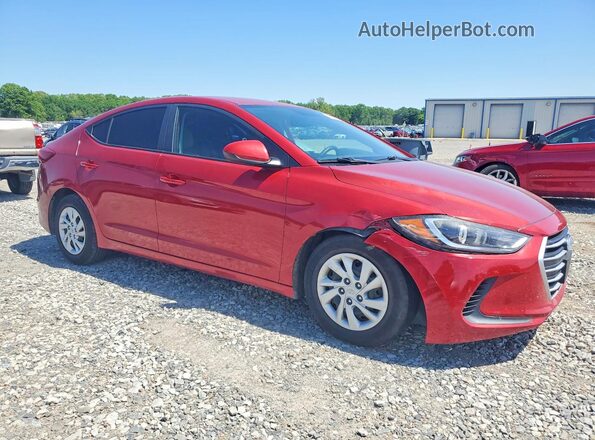 5NPD74LF5HH208085 2017 HYUNDAI ELANTRA Red Przód prawy