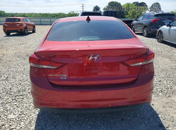 5NPD74LF5HH208085 2017 HYUNDAI ELANTRA Red Widok z tyłu