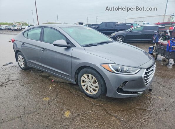 5NPD74LF5JH260001 2018 HYUNDAI ELANTRA Gray Передня права чверть